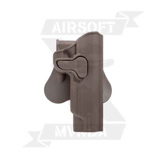 PISTOLERA AMOMAX RIGIDA 1911 DIESTRO TAN 