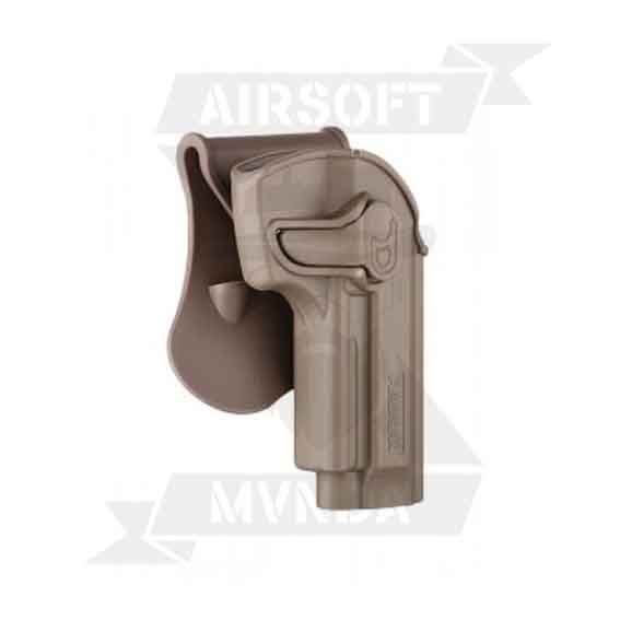 PISTOLERA AMOMAX RIGIDA 1911 DIESTRO TAN  - Imagen 2