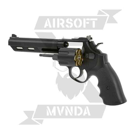 REVOLVER HFC HG-133B GAS NEGRO - Imagen 3