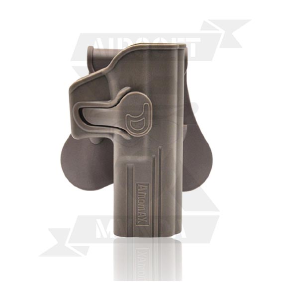 PISTOLERA AMOMAX RIGIDA GLOCK DIESTRO TAN