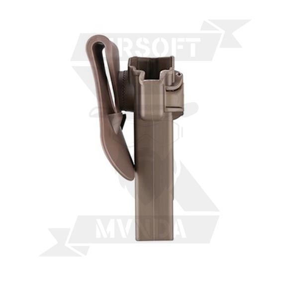 PISTOLERA AMOMAX RIGIDA HI-CAPA DIESTRO TAN - Imagen 3