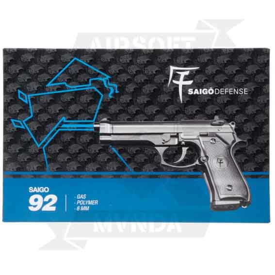 PISTOLA SAIGO 92 GAS (TIPO BERETTA 92) - Imagen 3