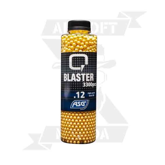 BOLAS ASG 0.12G NO BIO 3200rds AMARILLA