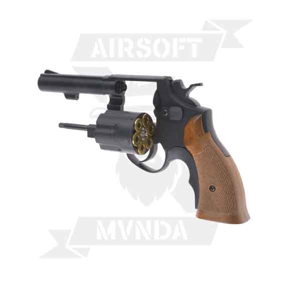 REVOLVER HFC HG-131 GAS NEGRA - Imagen 3