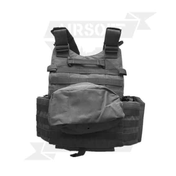 CHALECO TACTICO ECO NEGRO - Imagen 2