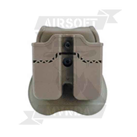 PORTACARGADOR RIGIDO G17 MG-40 TAN