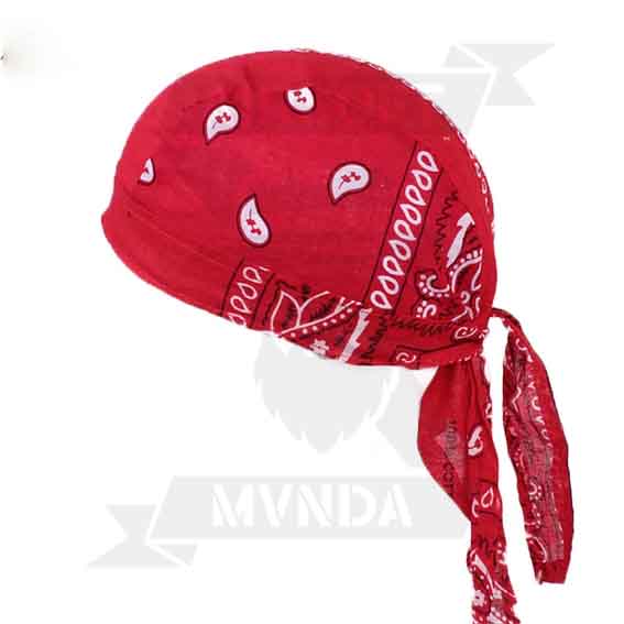 BANDANA GORRO CABEZA MAX ROJA