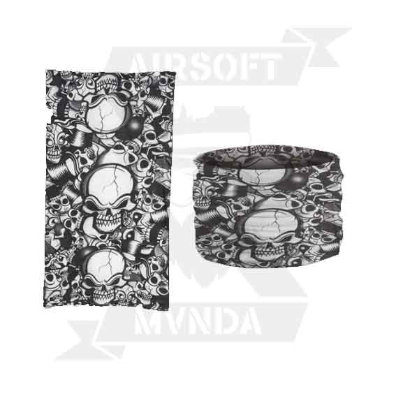 BRAGA BARBARIC CALAVERAS NEGRA-BLANCA