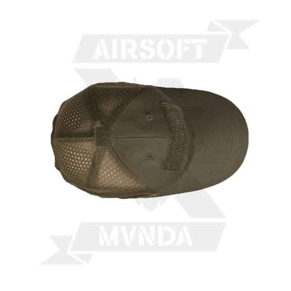 GORRA AIRSOFT VELCROS REJILLA MILTEC VERDE - Imagen 2