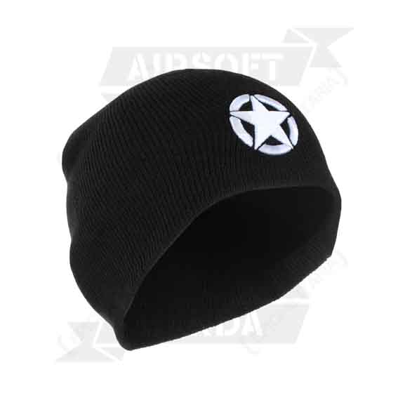 GORRO ACRILICO FOSTEX ESTRELLA CIRCULO NEGRO