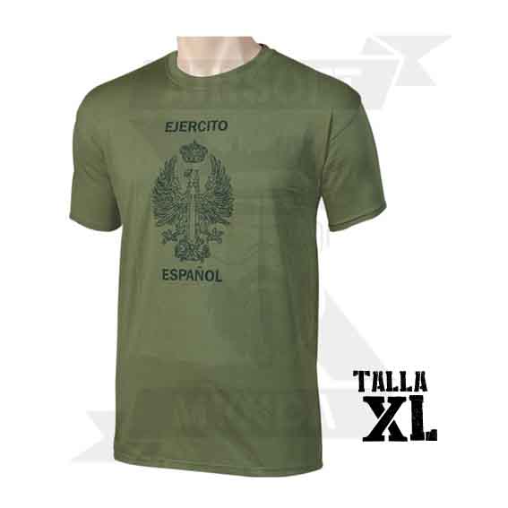 CAMISETA EJERCITO TIERRA GENERICA VERDE (XL)