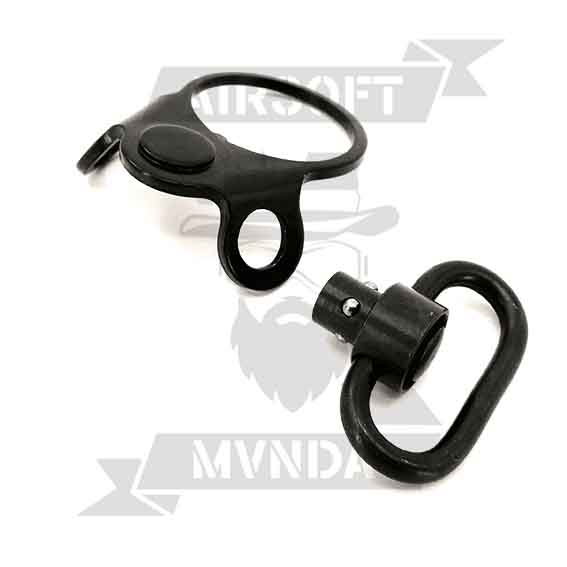 ENGANCHE RACCOON 2 PUNTOS CON ANILLA GIRATORIA DE DESMONTAJE RAPIDO - Imagen 2