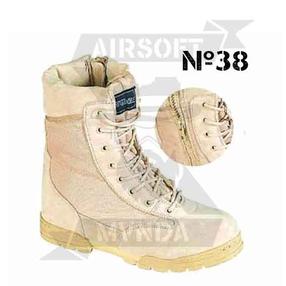 BOTAS TACTICA FORAVENTURE CREMALLERA BEIGE (38) - Imagen 2
