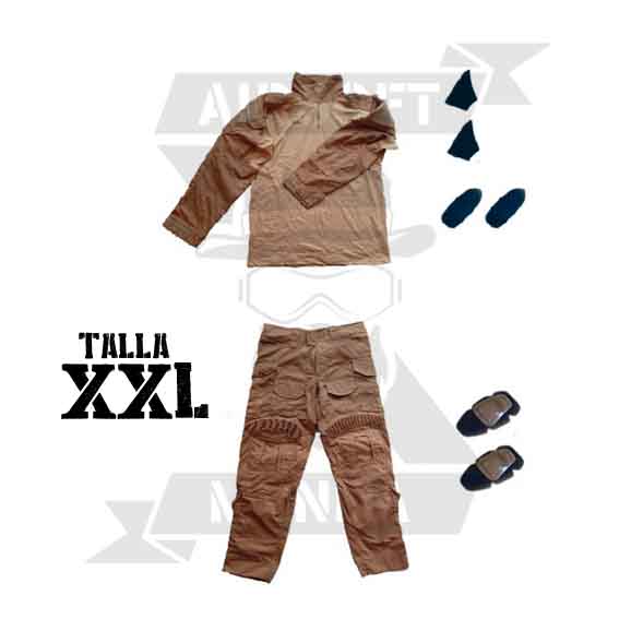 UNIFORME DELUXE COMPLETO DARK EARTH (XXL)