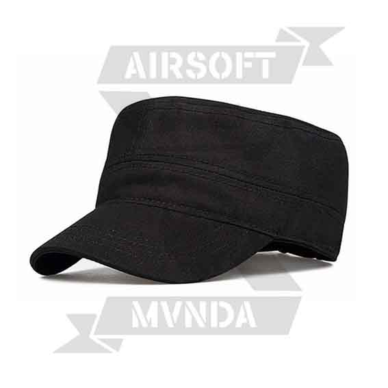 GORRA CANVAS MILTEC VISERA CORTA NEGRA