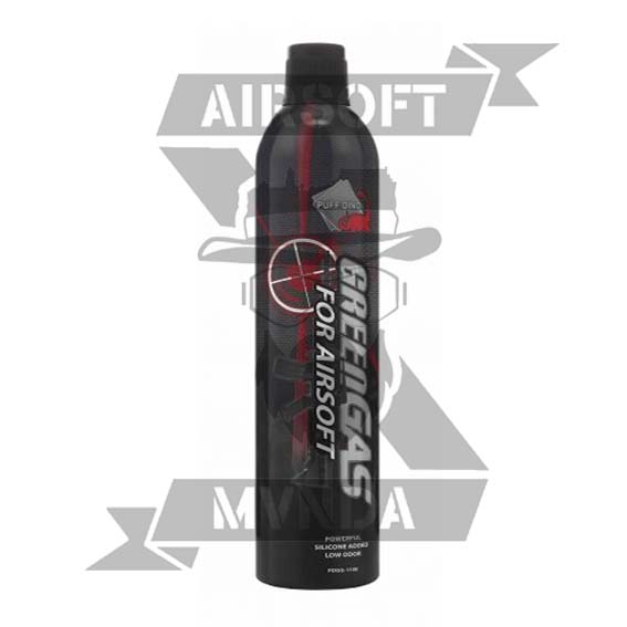 PUFF DINO GREEN GAS 12kg 600ml NEGRO