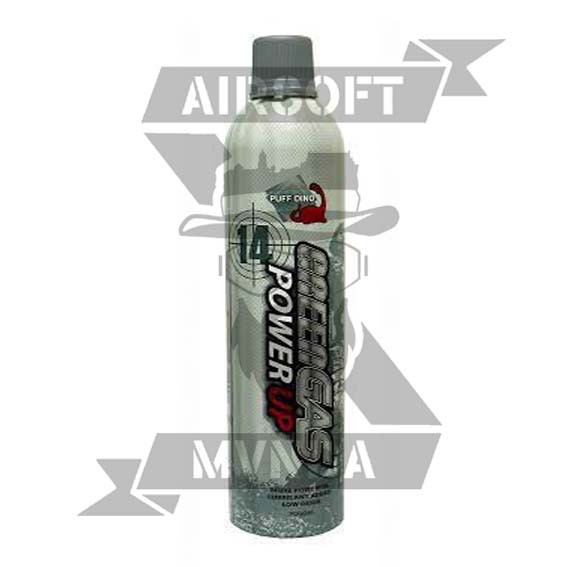 PUFF DINO GREEN GAS POWER UP 14KG 560ml GRIS - Imagen 2