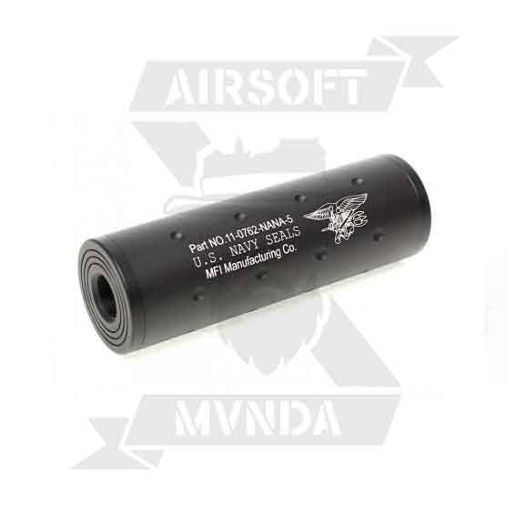 SILENCIADOR FMA STUBBY NAVY SEALS108MM NEGRO