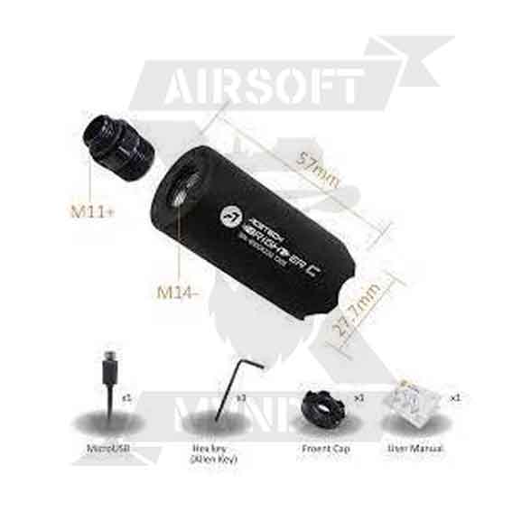 SILENCIADOR TRAZADOR ACETECHBRIGHTER C NEGRO - Imagen 3