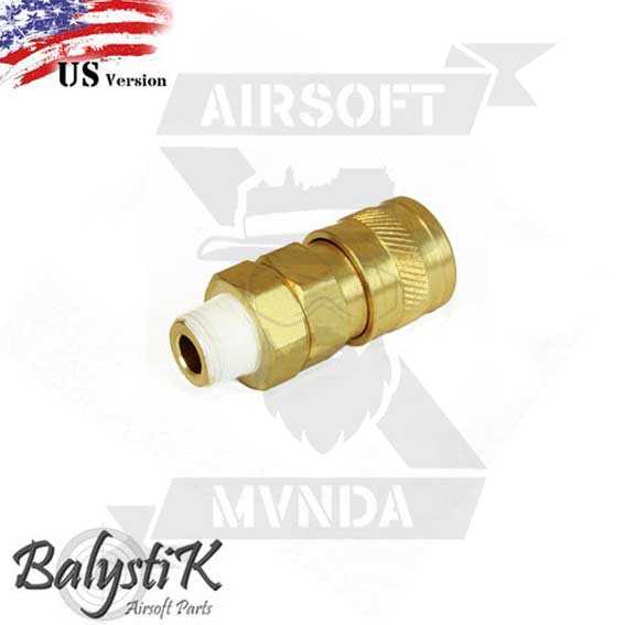 ACOPLADOR BALYSTIK HPA CON ROSCA MACHO 1/8 NPT (US) - Imagen 2