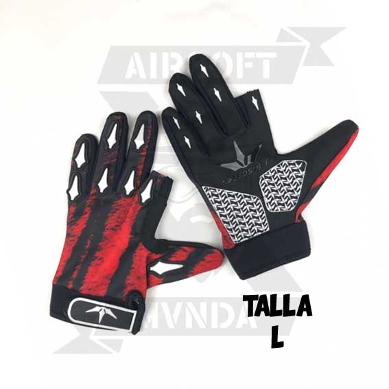 GUANTES SPEEDSOFT TIGER ROJO (L) - Imagen 2