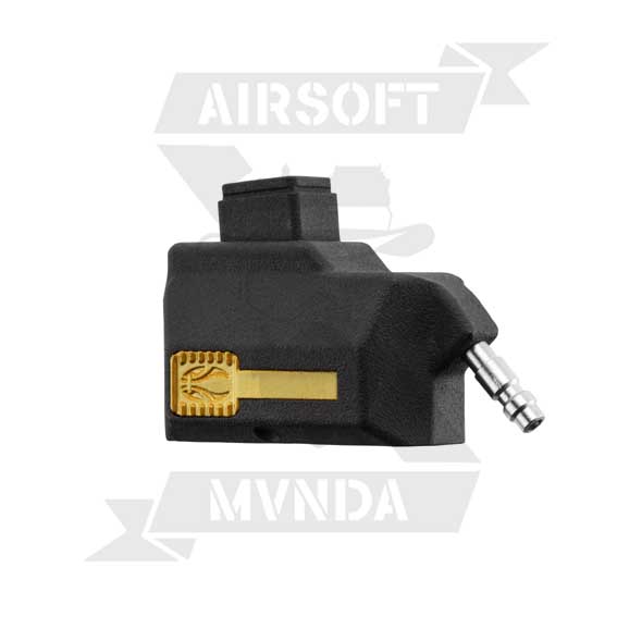 ADAPTADOR BO MANUFACTURE HI-CAPA DE CARGADOR A M4 EU NEGRO AMARILLO - Imagen 2