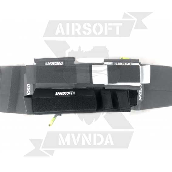 POUCH TANQUE HPA HORIZONTAL SPEEDSOFT 0.2L-0.4L NEGRO - Imagen 3