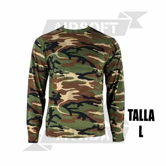 CAMISETA MANGA LARGA CAMO (L)