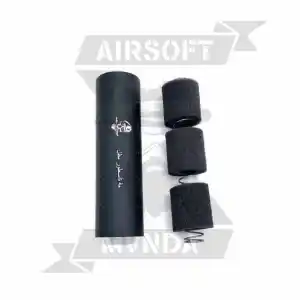 SILENCIADOR STUBBY CALAVERA NEGRO - Imagen 3