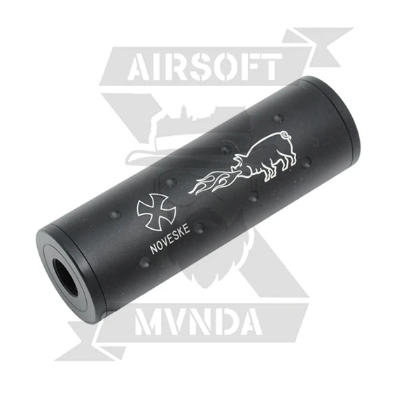 SILENCIADOR FMA STUBBY NOVESKE 107MM NEGRO