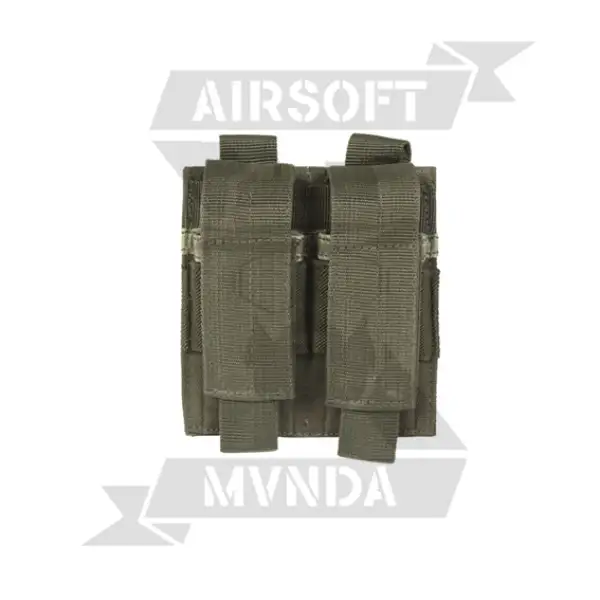 POUCH PORTACARGADOR PISTOLA DOBLE MIL-TEC MOLLE VERDE