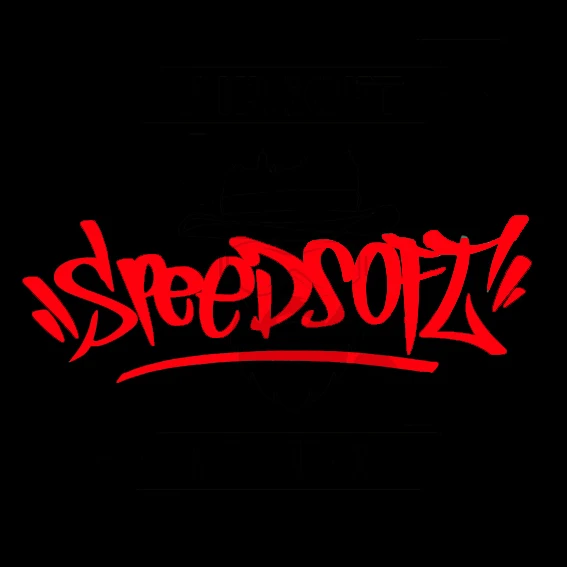 PEGATINA SPEEDSOFT V2 ROJA