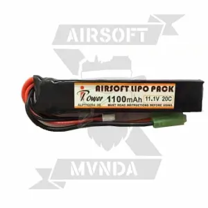 BATERIA IPOWER 11.1V 1100MAH 20C 1STICK - Imagen 1