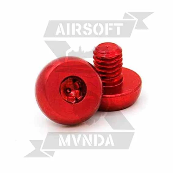 TORNILLO GRIP AIP ALUMINIO CNC 7075 PARA TM 5.1/4.3 ROJO