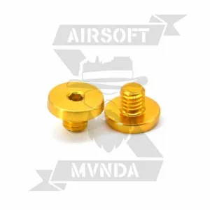 TORNILLO GRIP AIP ALUMINIO CNC 7075 TIPO 5 PARA TM 5.1/4.3 DORADO - Imagen 1