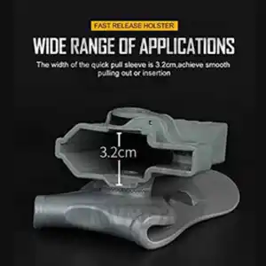 PISTOLERA RIGIDA 1911 TAN GB-44-T DIESTRO - Imagen 4