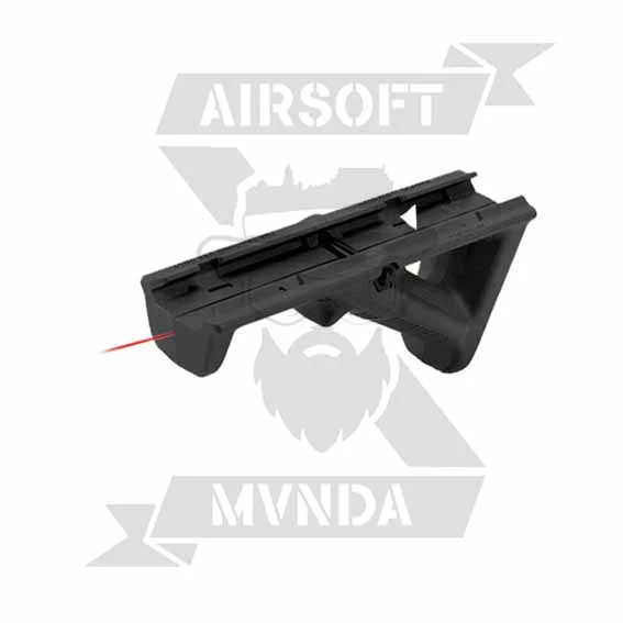 GRIP ANGULAR CON LASER ROJO NEGRO