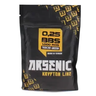 BOLAS ARSENIC KRYPTON TRAZADORA 0.25G 1000RDS VERDE