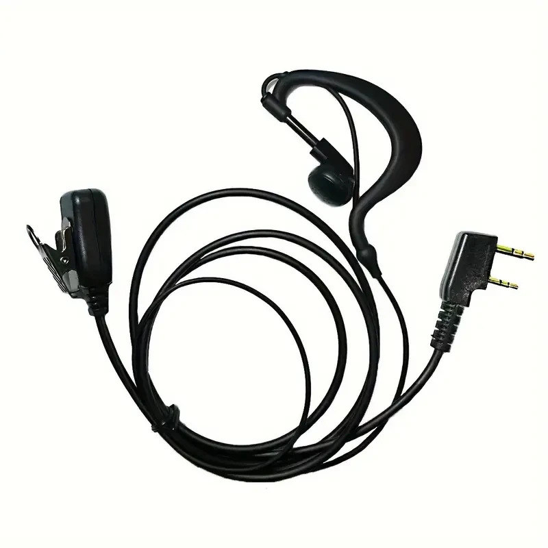 AURICULAR WALKIE BAOFENG C/MICROFONO NEGRO