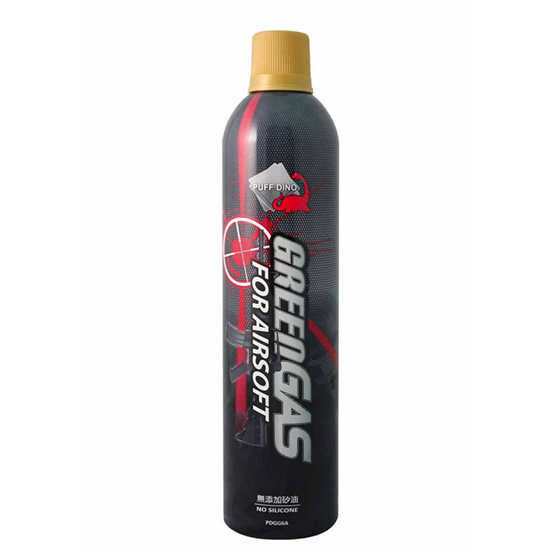 PUFF DINO GREEN GAS PURE 12kg 600ml NEGRO