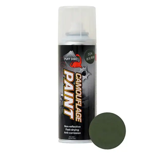 PINTURA PUFF DINO CAMO 220ML ARMY GREEN