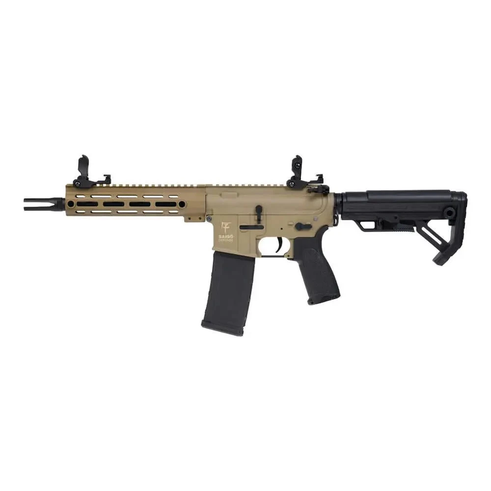 FUSIL SAIGO DEFENSE SHINOBI AEG TAN / NEGRA