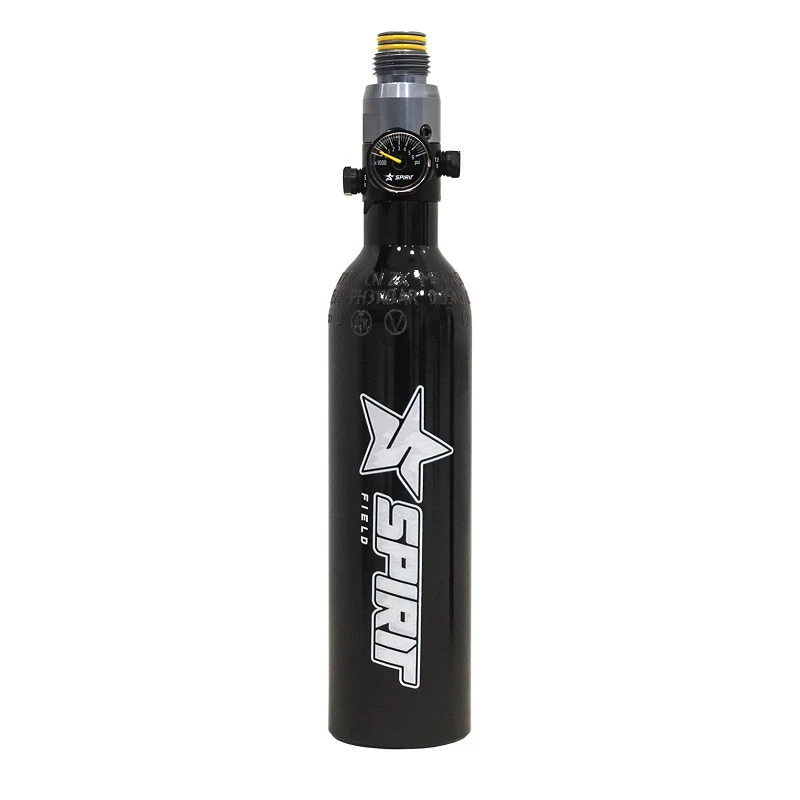 BOTELLA HPA SPIRIT FIELD SYSTEM TITAN SERIES 3K 13ci/0,21L NEGRA