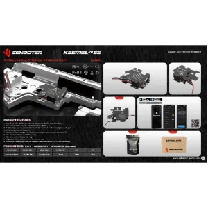 GATILLO ELCTRONICO E-SHOOTER V050 WIRELESS ETU KESTREL V2 SE CABLEADO TRASERO - Imagen 2