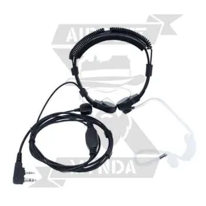LARINGOFONO CON PTT DE KENWOOD - Imagen 1
