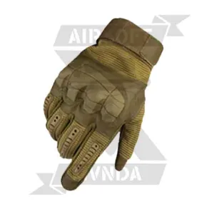 GUANTE TACTICO PROTECCION NUDILLO EXTRA TAN M - Imagen 1