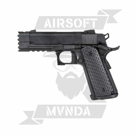 PISTOLA GOLDEN EAGLE STRIKE WARRIOR 1911 GAS FULL METAL NEGRA