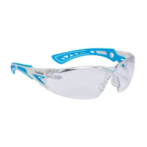 GAFAS BOLLE RUSH SMALL MUJER TRANSPARENTE PATILLA CELESTE / BLANCA - Imagen 1
