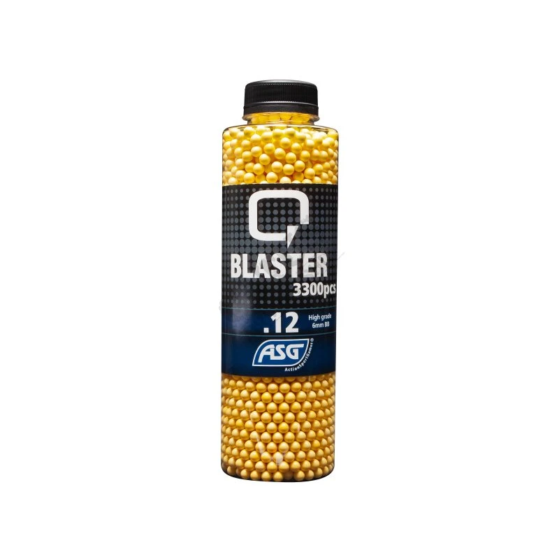 BOLAS ASG 0.12G NO BIO 3200rds AMARILLA