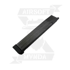 CARGADOR PISTOLA WE HI-CAP 5.1 GAS LARGO 50rds NEGRO - Imagen 1
